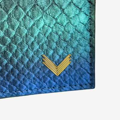 Passport Wallet, Python Leather