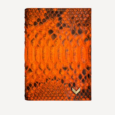 Passport Wallet, Python Leather