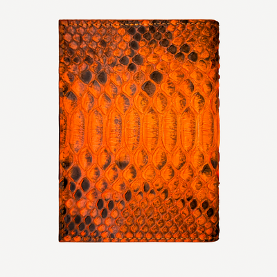Passport Wallet, Python Leather