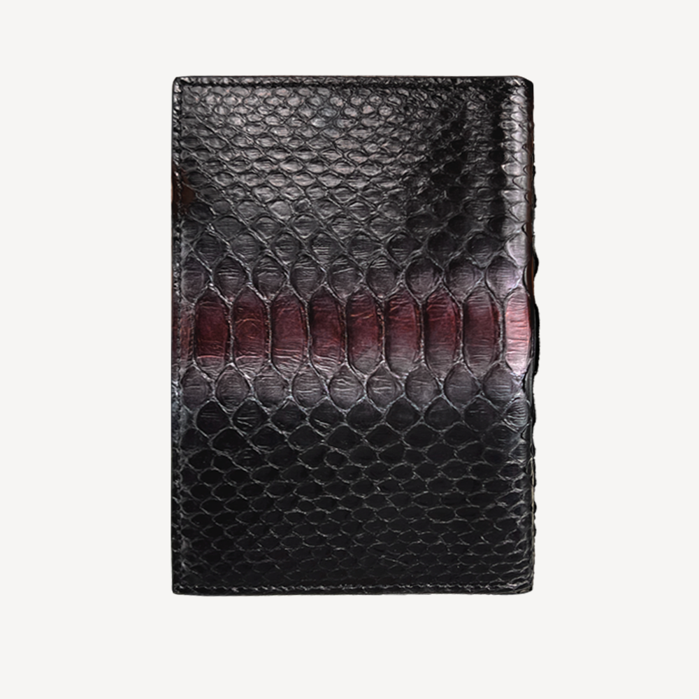 Passport Wallet, Python Leather