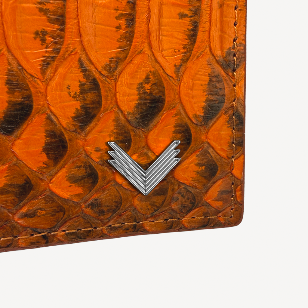 Passport Wallet, Python Leather