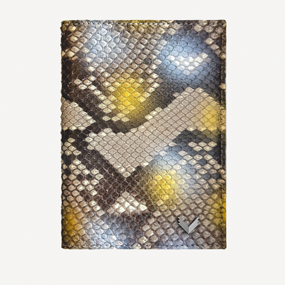 Passport Wallet, Python Leather