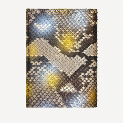 Passport Wallet, Python Leather