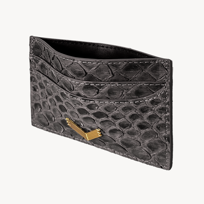 Card Holder, Python Leather