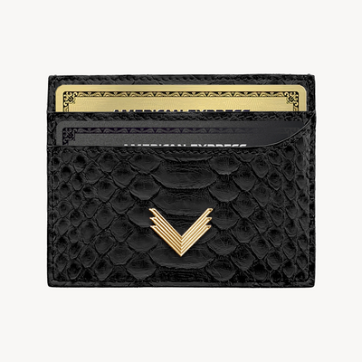 Card Holder, Python Leather