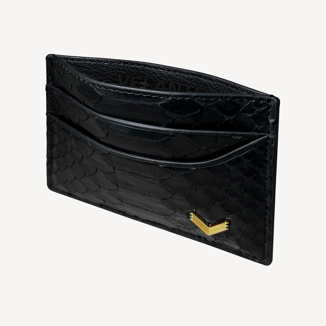Card Holder, Python Leather