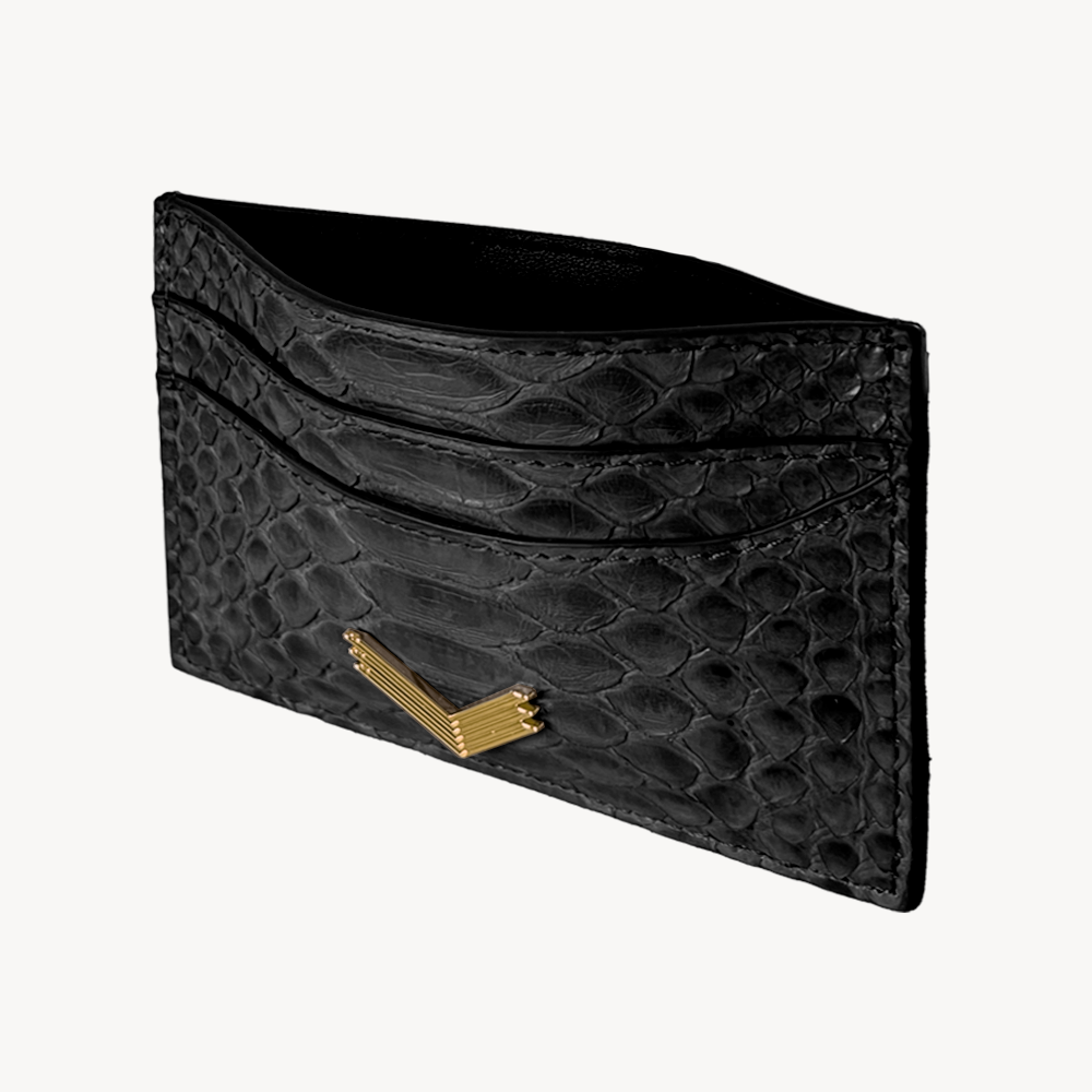 Card Holder, Python Leather