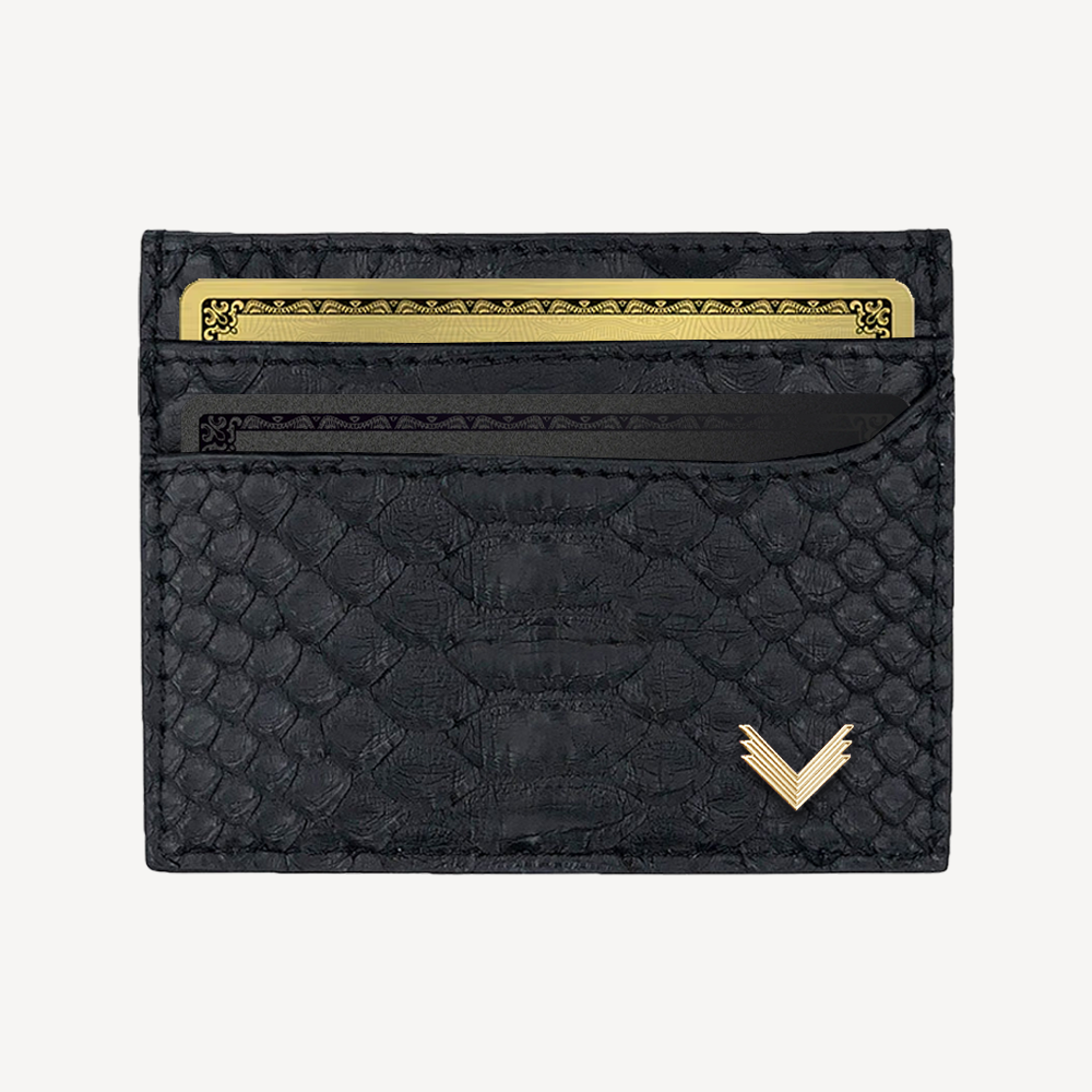 Card Holder, Python Leather