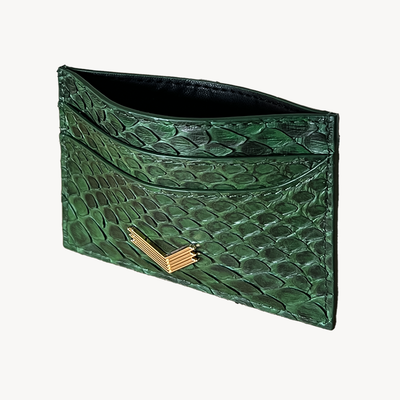 Card Holder, Python Leather