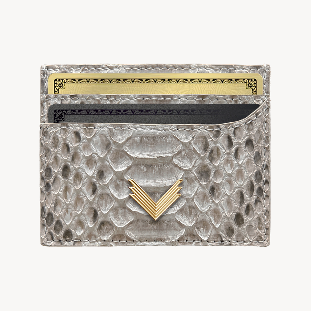 Card Holder, Python Leather