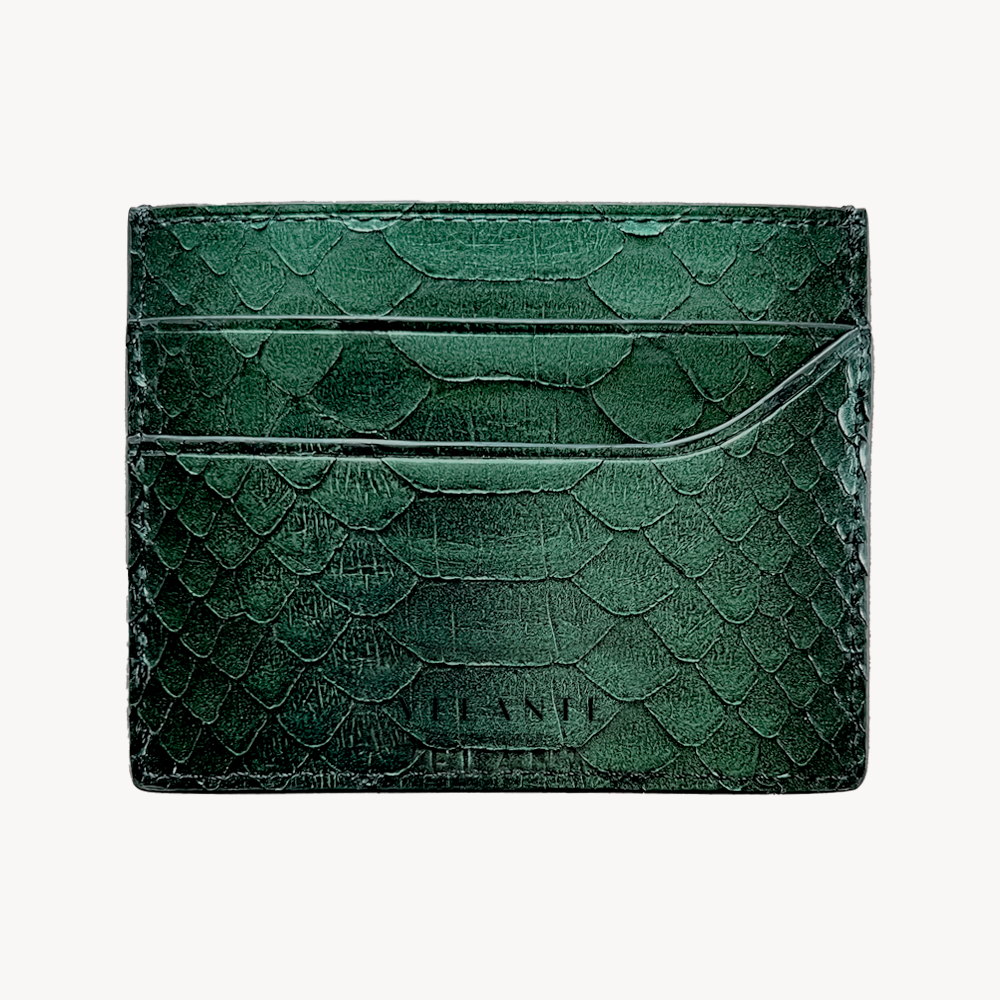 Card Holder, Python Leather