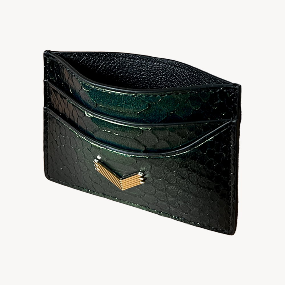 Card Holder, Python Leather