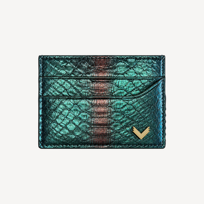 Card Holder, Python Leather