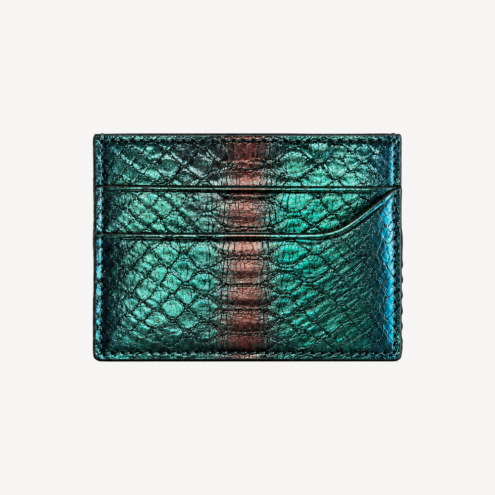 Card Holder, Python Leather