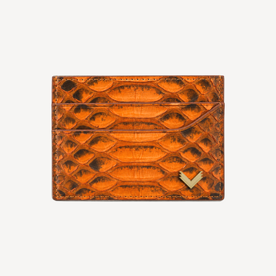 Card Holder, Python Leather