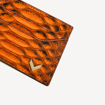 Card Holder, Python Leather