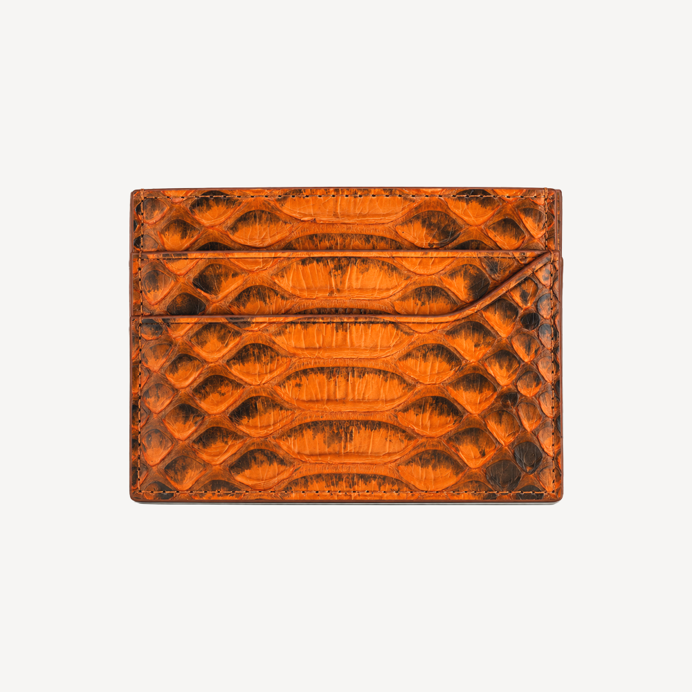 Card Holder, Python Leather