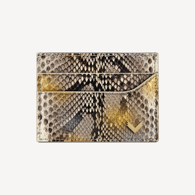 Card Holder, Python Leather