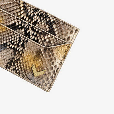 Card Holder, Python Leather