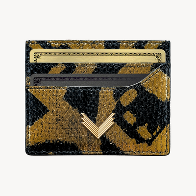 Card Holder, Python Leather