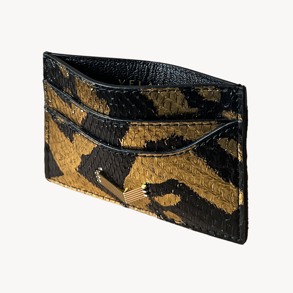 Card Holder, Python Leather