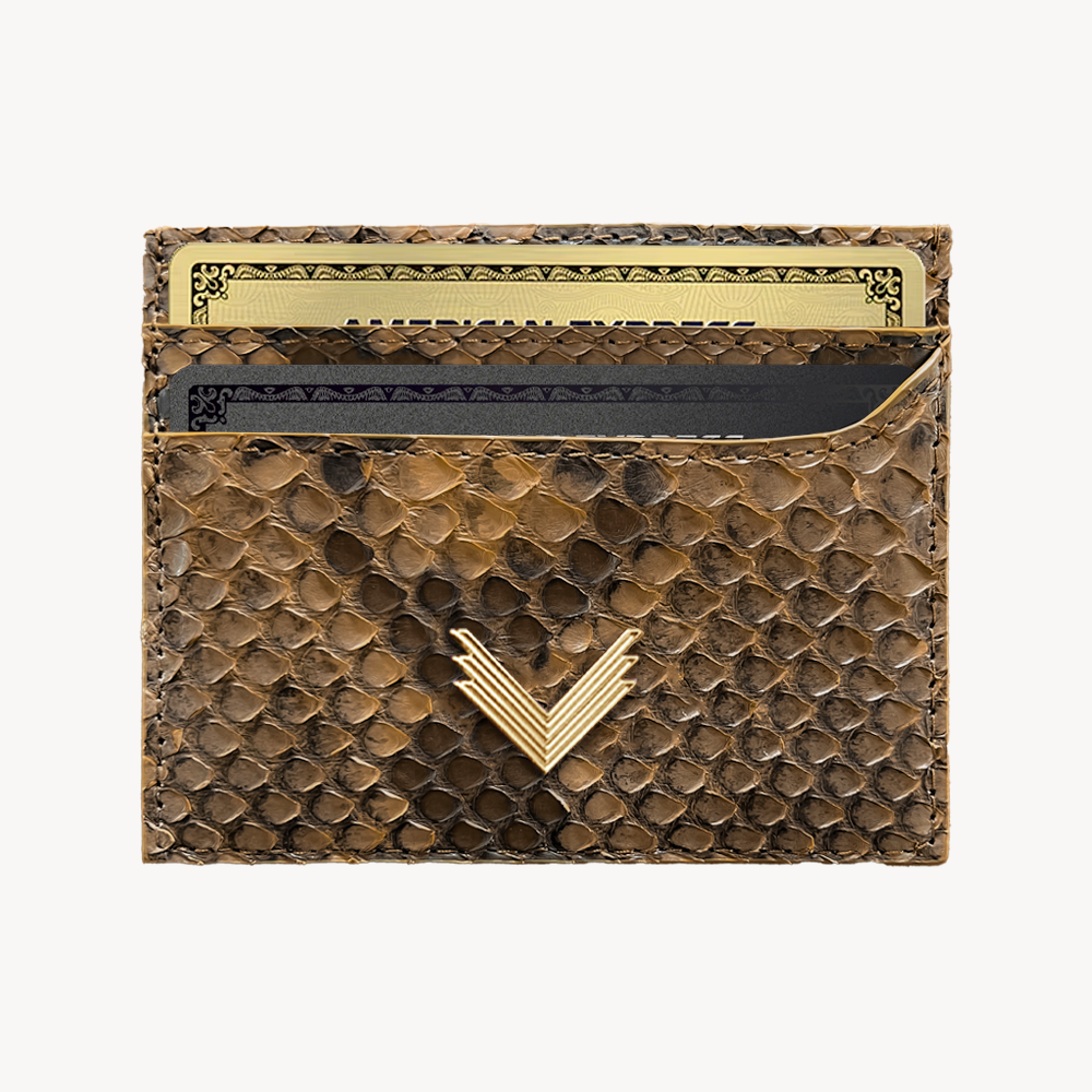 Card Holder, Python Leather