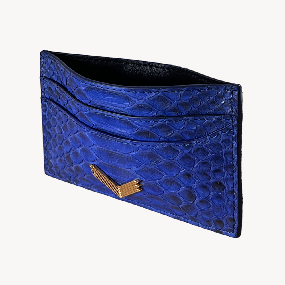 Card Holder, Python Leather