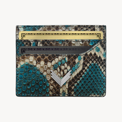 Card Holder, Python Leather