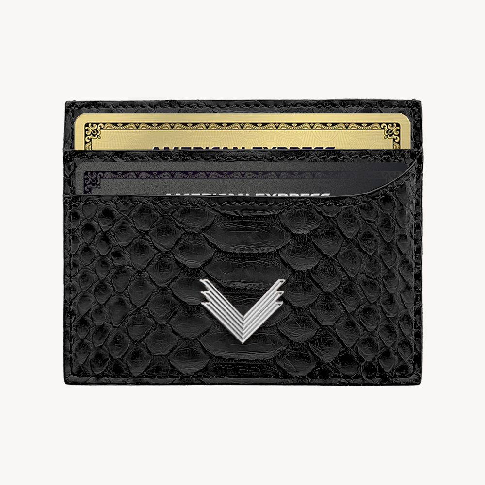 Card Holder, Python Leather