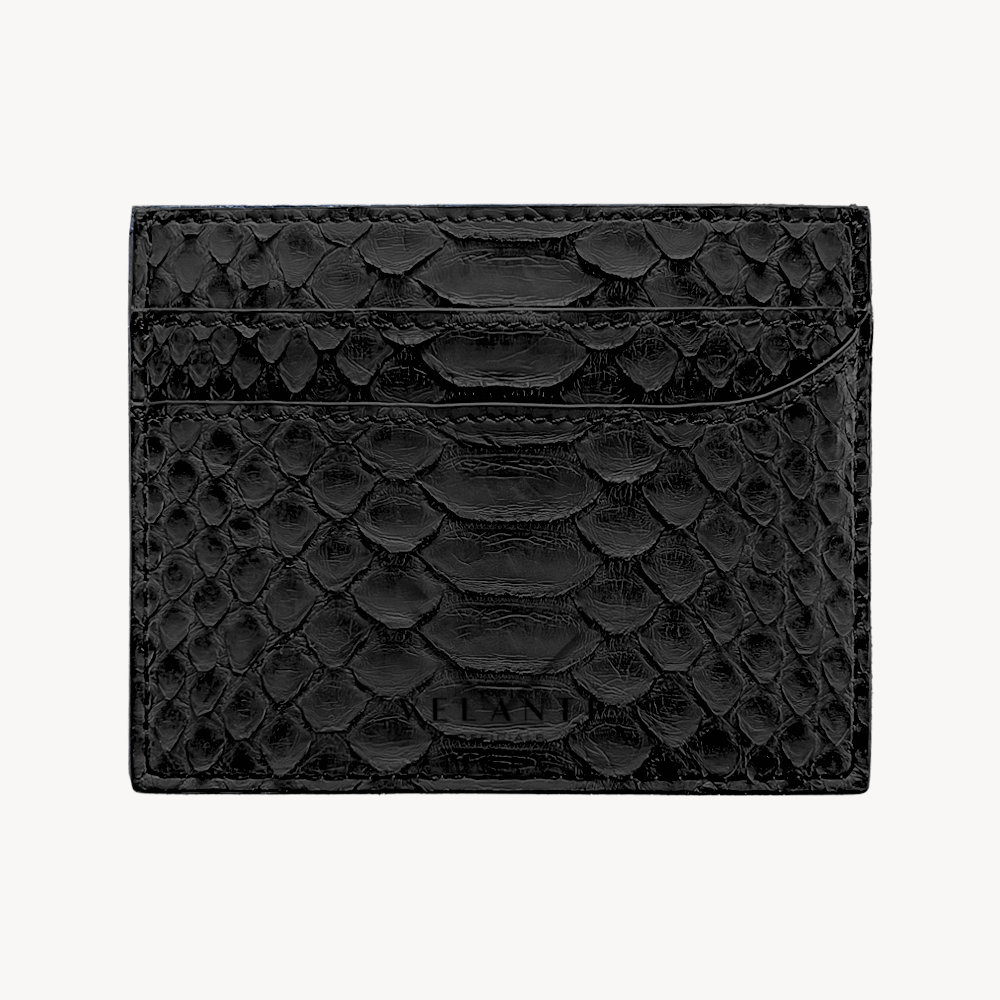 Card Holder, Python Leather