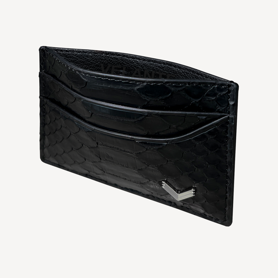 Card Holder, Python Leather