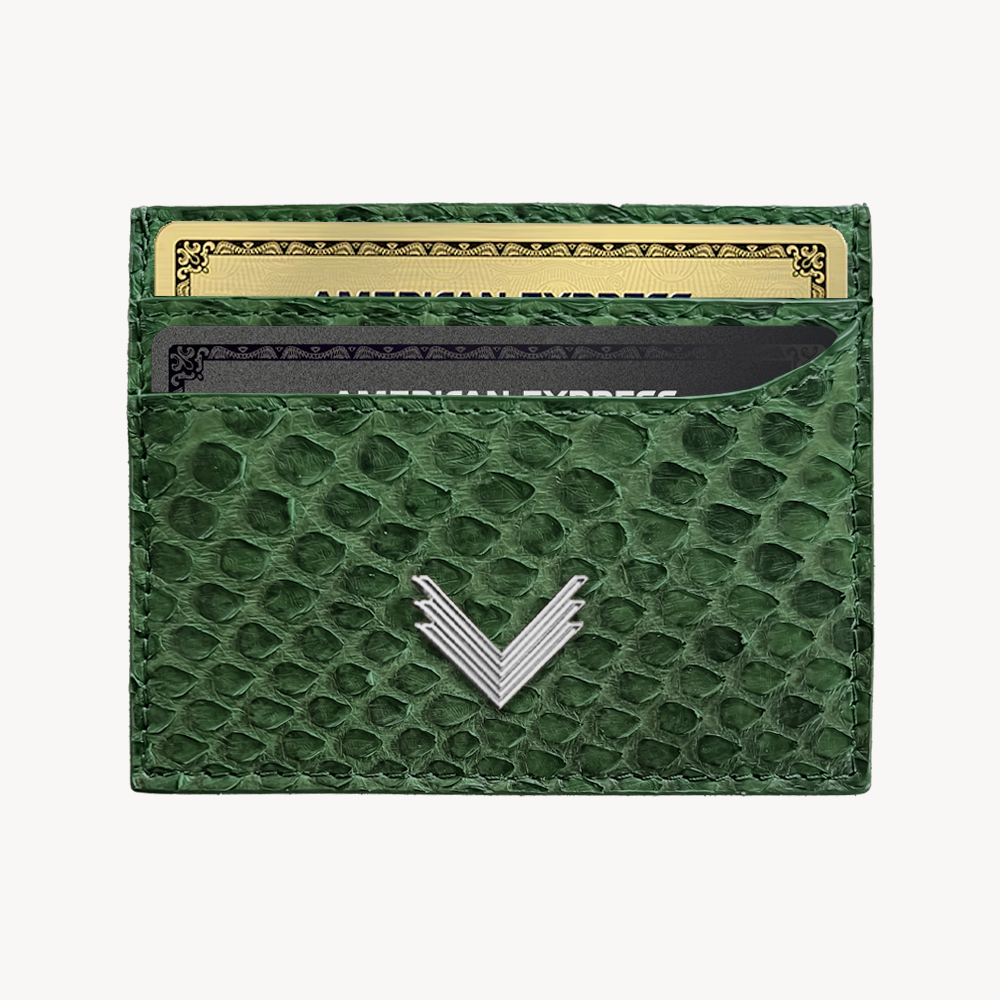 Card Holder, Python Leather