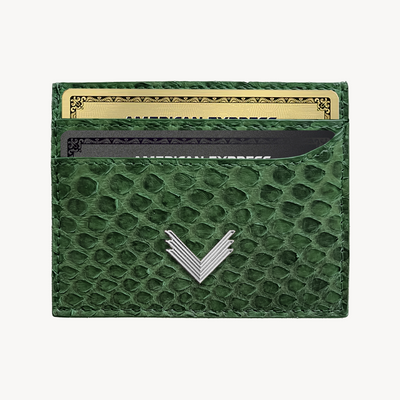 Card Holder, Python Leather