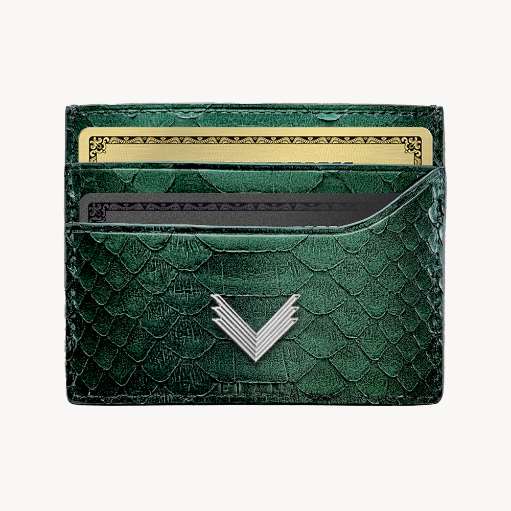 Card Holder, Python Leather