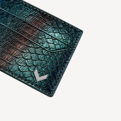 Card Holder, Python Leather