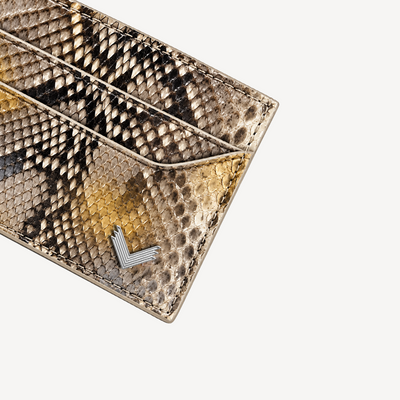 Card Holder, Python Leather