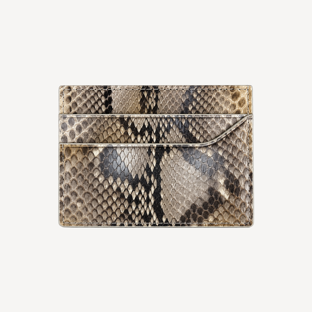 Card Holder, Python Leather