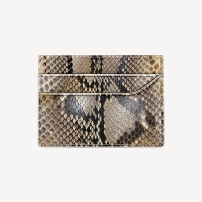 Card Holder, Python Leather