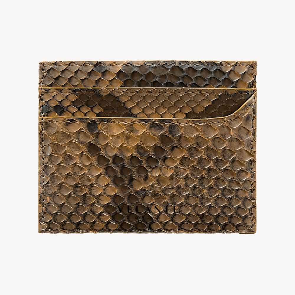 Card Holder, Python Leather