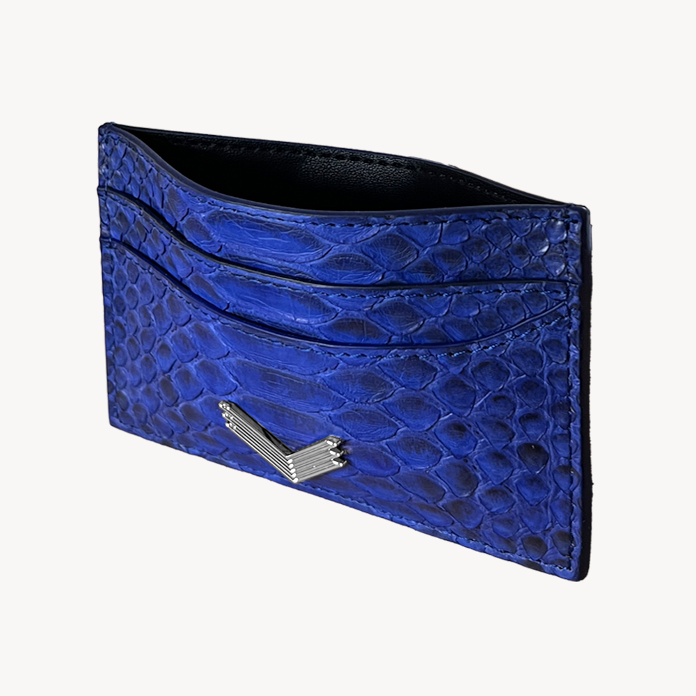 Card Holder, Python Leather