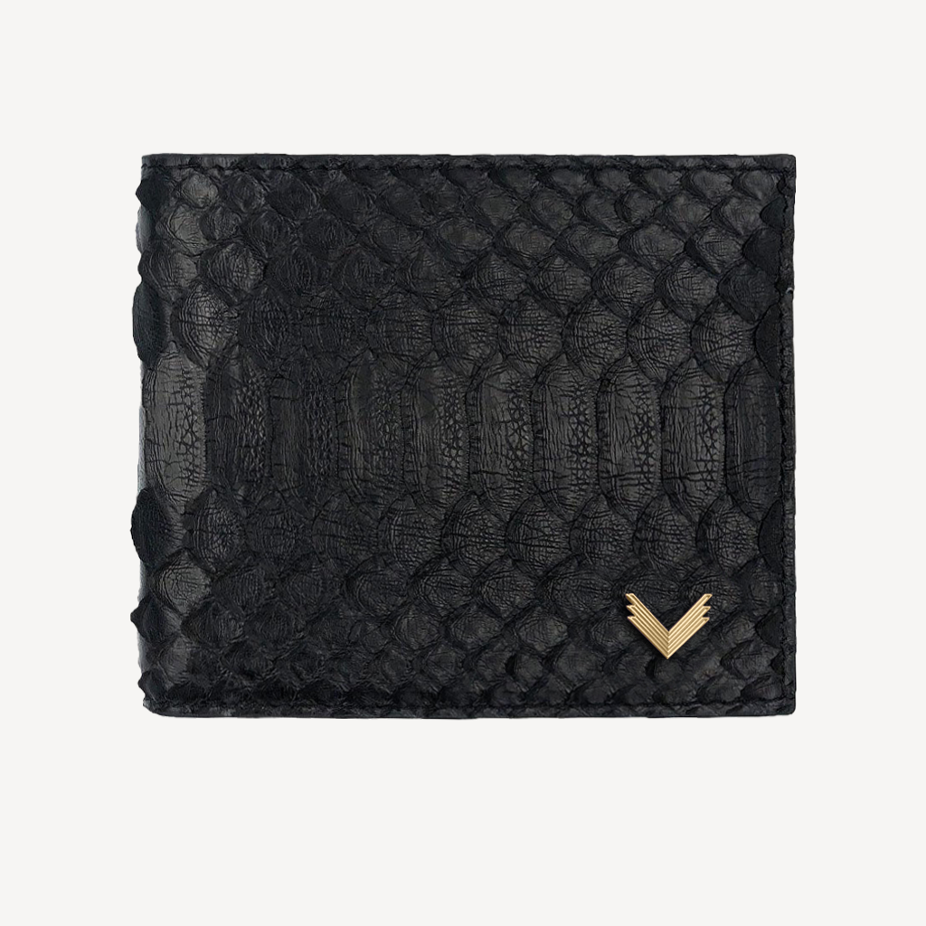 Classic Wallet, Python Leather