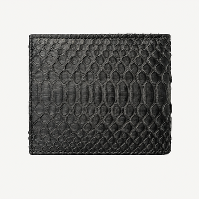 Classic Wallet with Interior Edge, Python Leather