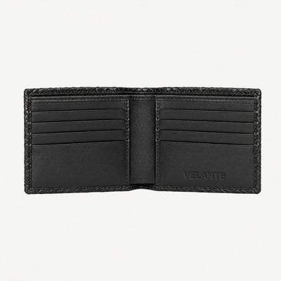 Classic Wallet with Interior Edge, Python Leather