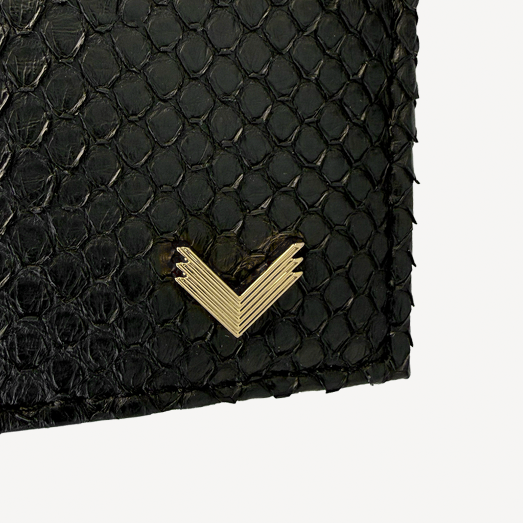 Classic Wallet, Python Leather