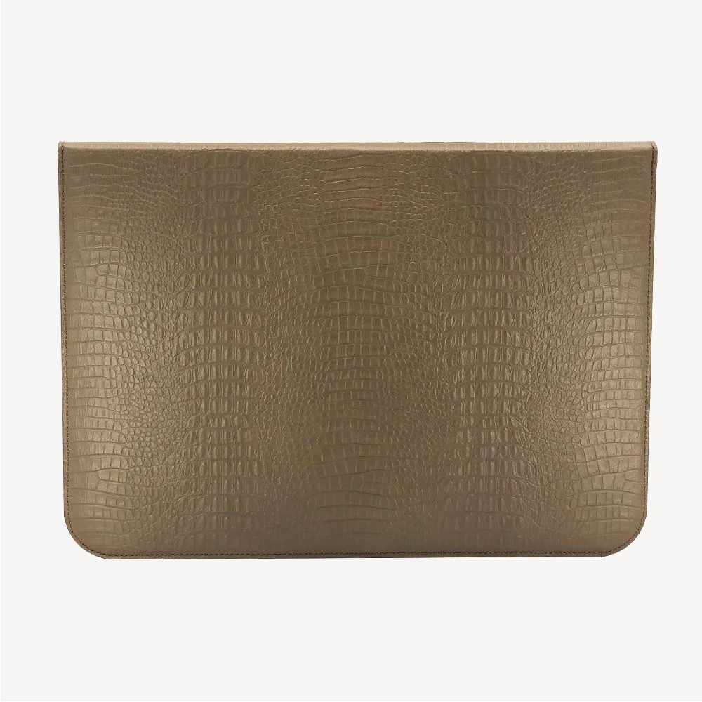 iPad Cover 12.9", Calf Leather, Alligator Texture