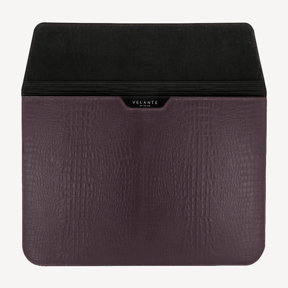 iPad Cover 12.9", Calf Leather, Alligator Texture