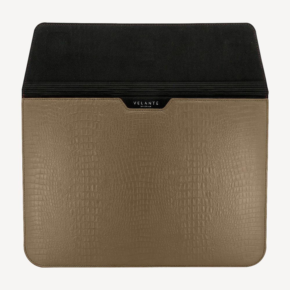 iPad Cover 12.9", Calf Leather, Alligator Texture