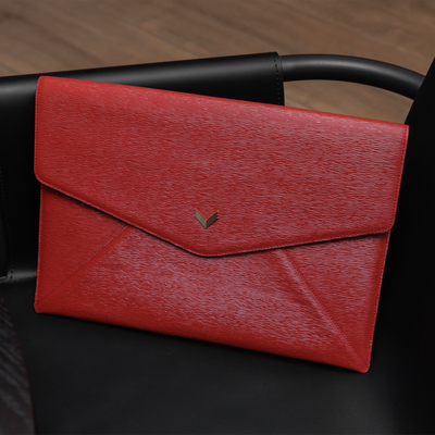 Macbook Laptop Cover, Calf Leather, Dune Texture