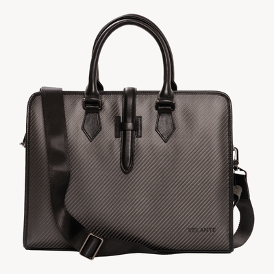 Laptop Cover, Carbon Fibre, Calf Leather