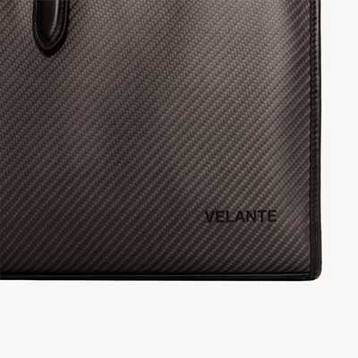 Laptop Cover, Carbon Fibre, Calf Leather
